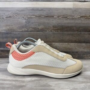 Vionic Venya Women's Mesh Sneaker Shoes Size 9 Pink White Slip On Comfort